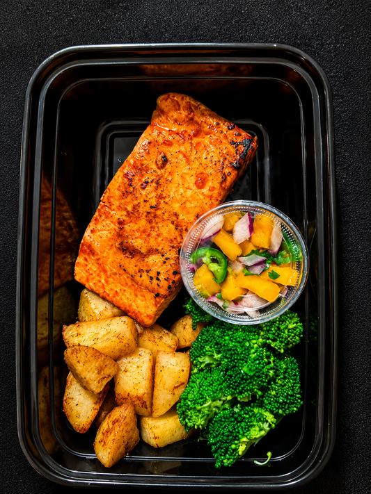 Grilled Salmon Mango Habanero