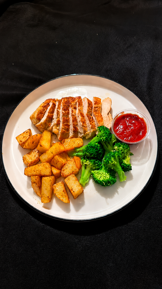Grilled Chicken Breast & Chili Sauce
