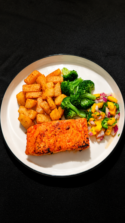 Grilled Salmon Mango Habanero