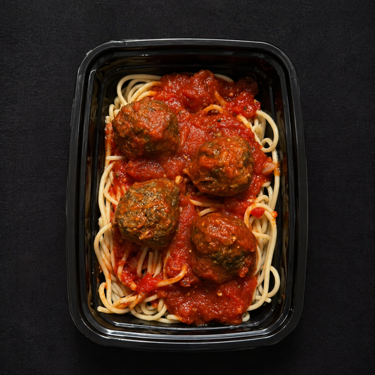 Homemade Meatballs Spaghetti