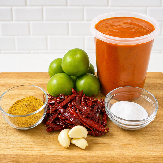 Salsa Roja de Chile Seco